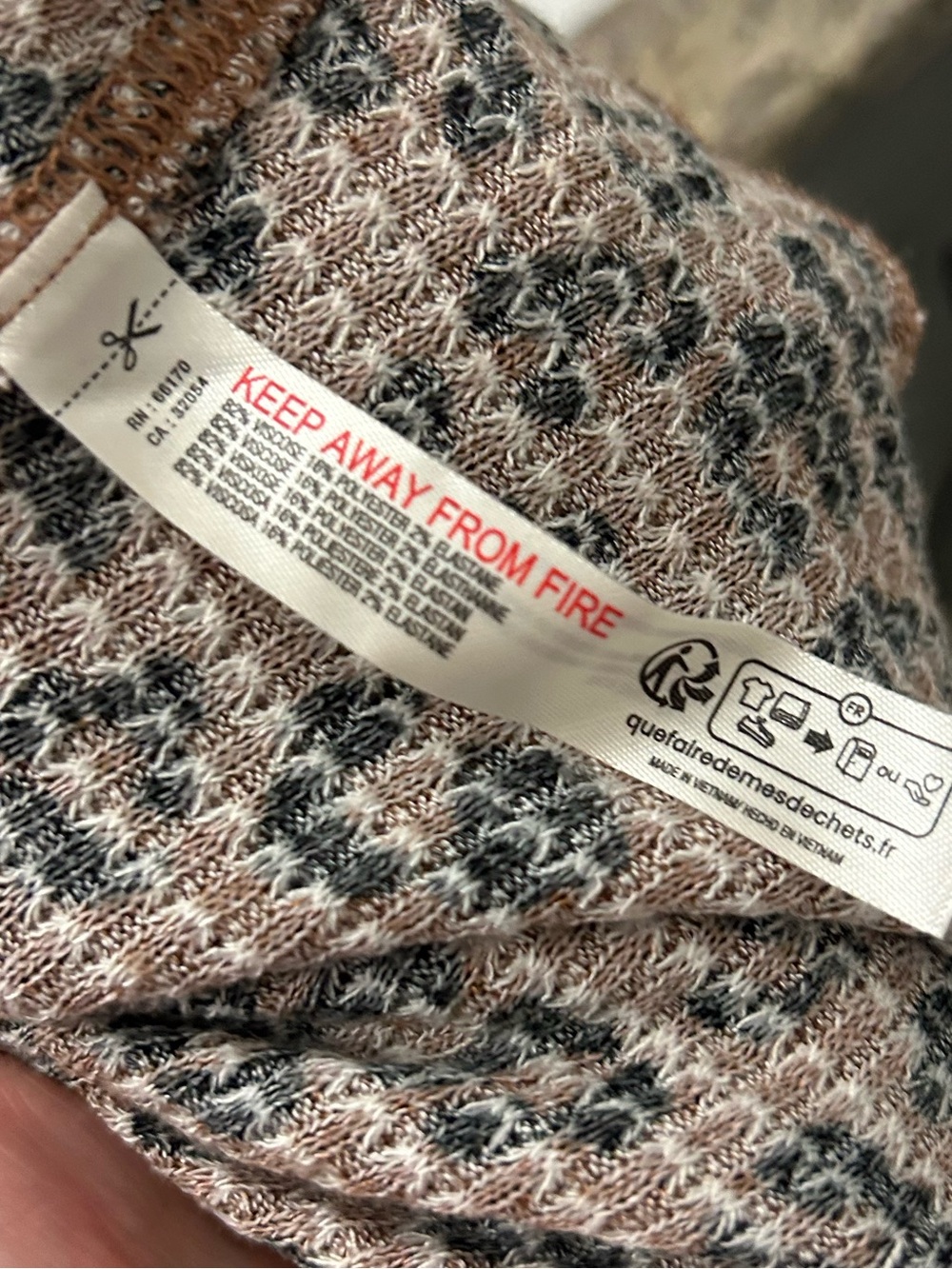 NWOT FREE PEOPLE animal print cardigan. - Picture 5 of 13